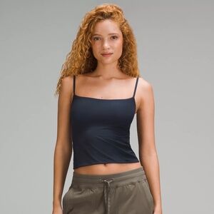 lululemon Wundermost Ultra-Soft Nulu Spaghetti-Strap Cami Tank Top - True Navy
